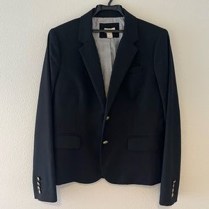 Black J. Crew Schoolboy Blazer Sz 8